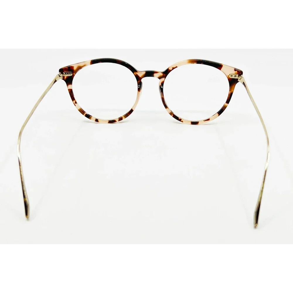 Warby Parker Langley Eyeglasses Men Tortoise Shell Round Frame 50-18-140